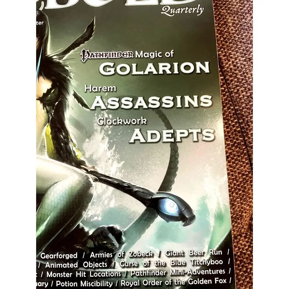 Kobol quarterly RPG magazine gear of magic pathfinder Golarion fantasy Issue